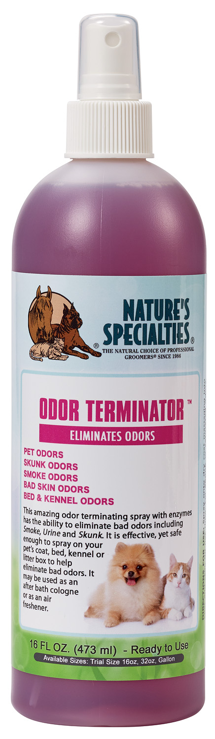 OdorTerminator-16 ODOR TERMINATOR™ GERUCHSBESEITIGUNG für Hunde, Katzen, Welpen und Kleintiere