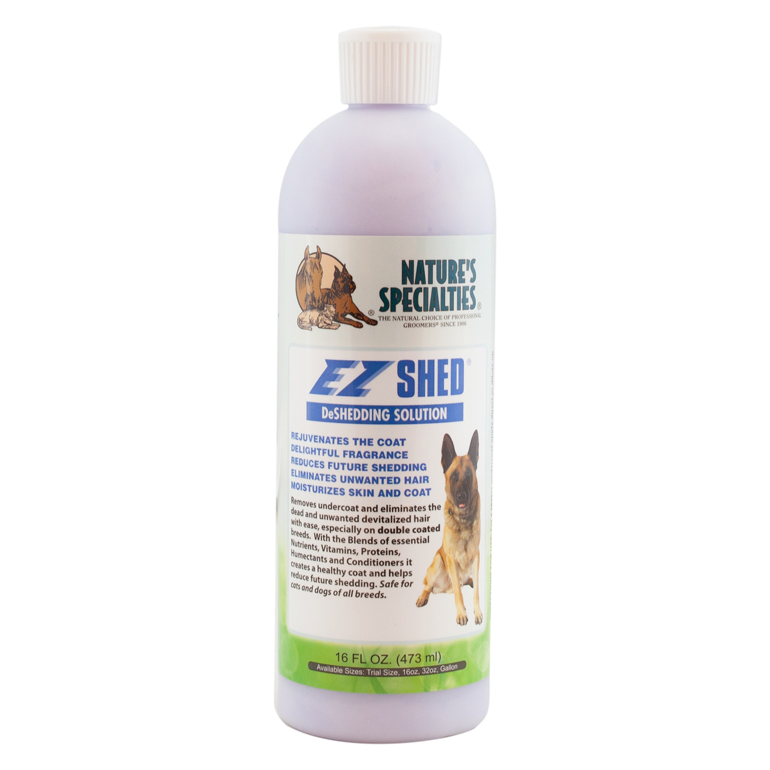 EZ SHED® CONDITIONER - Spülung für Hunde, Katzen, Welpen und Kleintiere