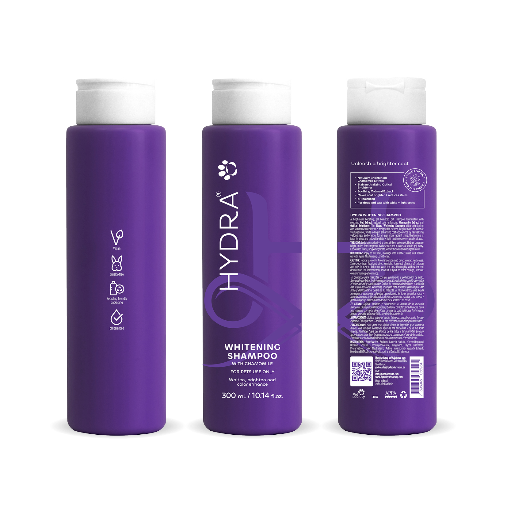 HYDRA PET CARE WHITENING SHAMPOO