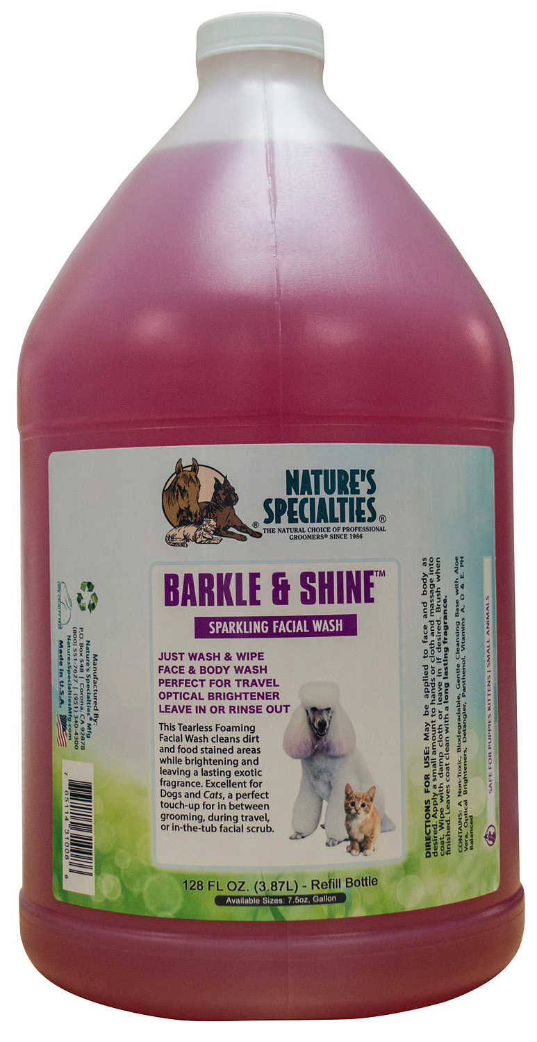 Barkle-Shine-gal BARKLE & SHINE™ GESICHTSSCHAUM FÜR HUNDE, KATZEN, WELPEN UND KLEINTIERE