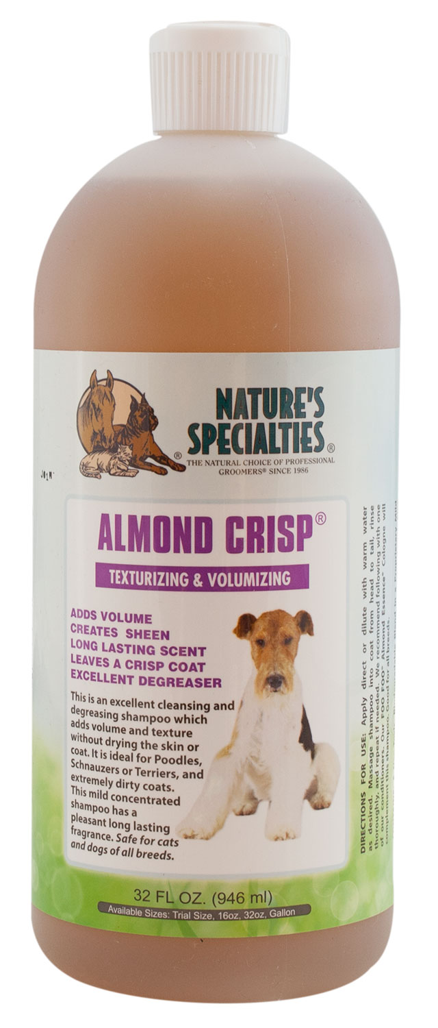 AlmondCrisp-32 Nature's Specialties ALMOND CRISP® Shampoo für Hunde, Katzen, Welpen und Kleintiere