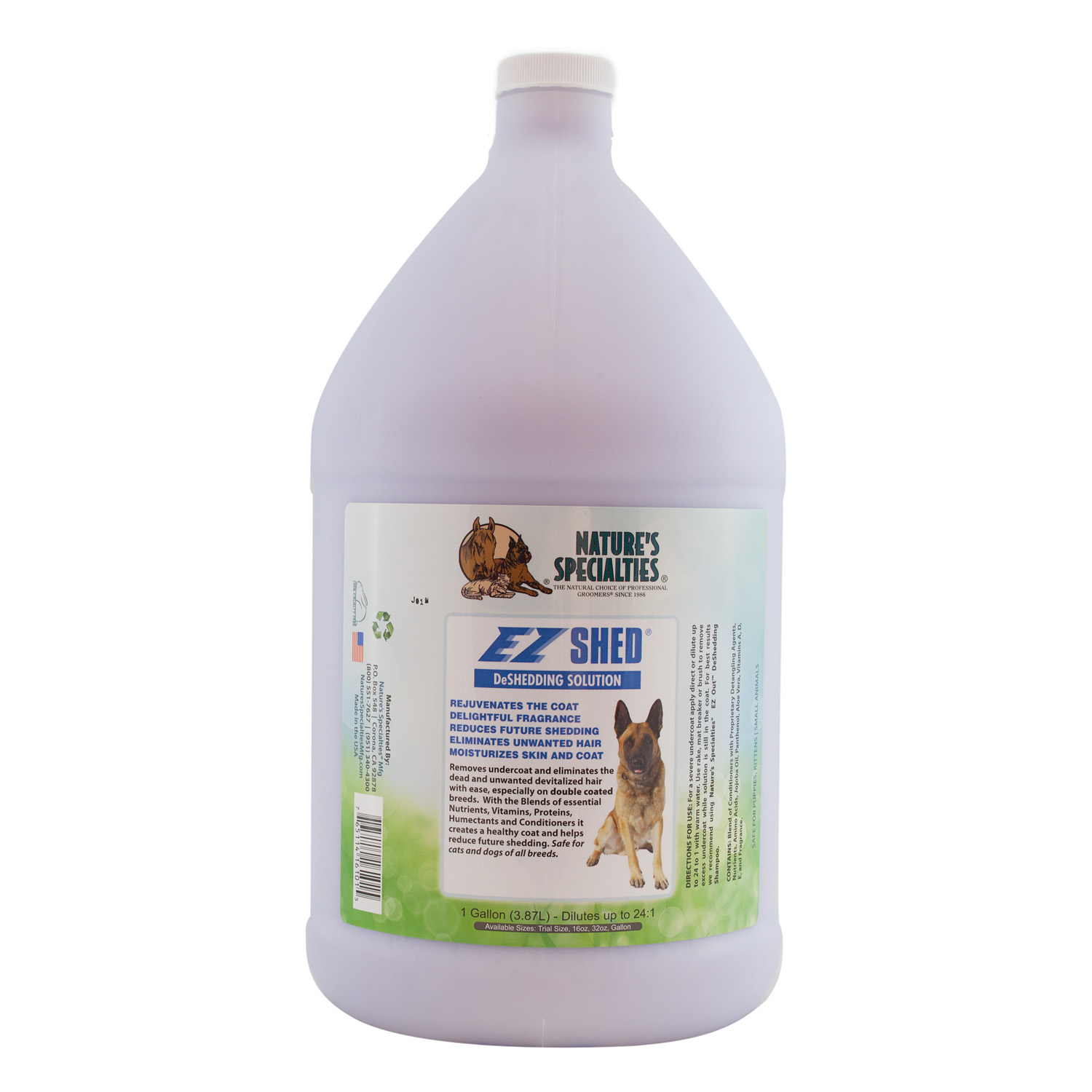 EZ SHED® CONDITIONER - Spülung für Hunde, Katzen, Welpen und Kleintiere