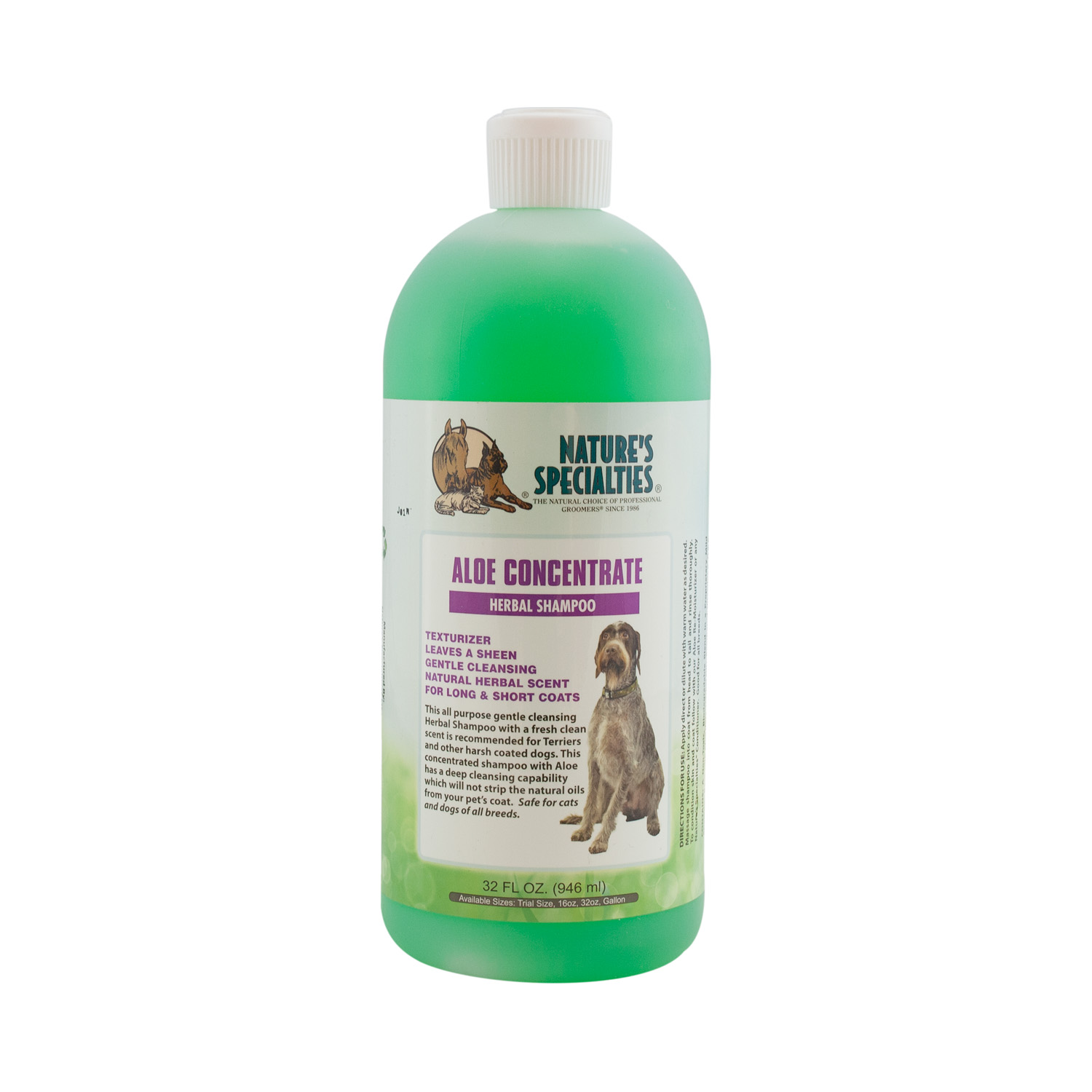 ALOE CONCENTRATE Shampoo für Hunde, Katzen, Welpen und Kleintiere