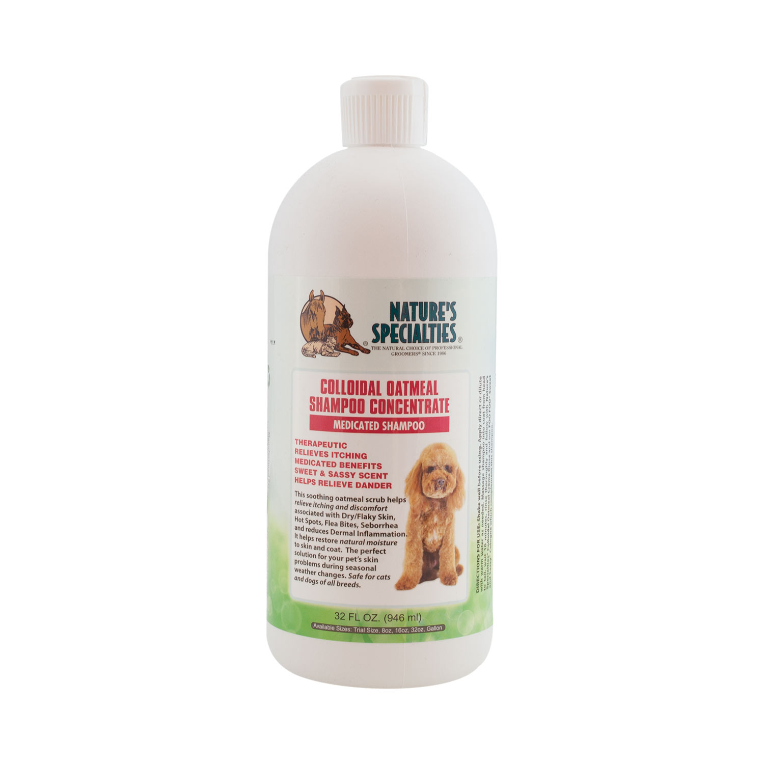 COLLOIDAL OATMEAL Shampoo für Hunde, Katzen, Welpen und Kleintiere