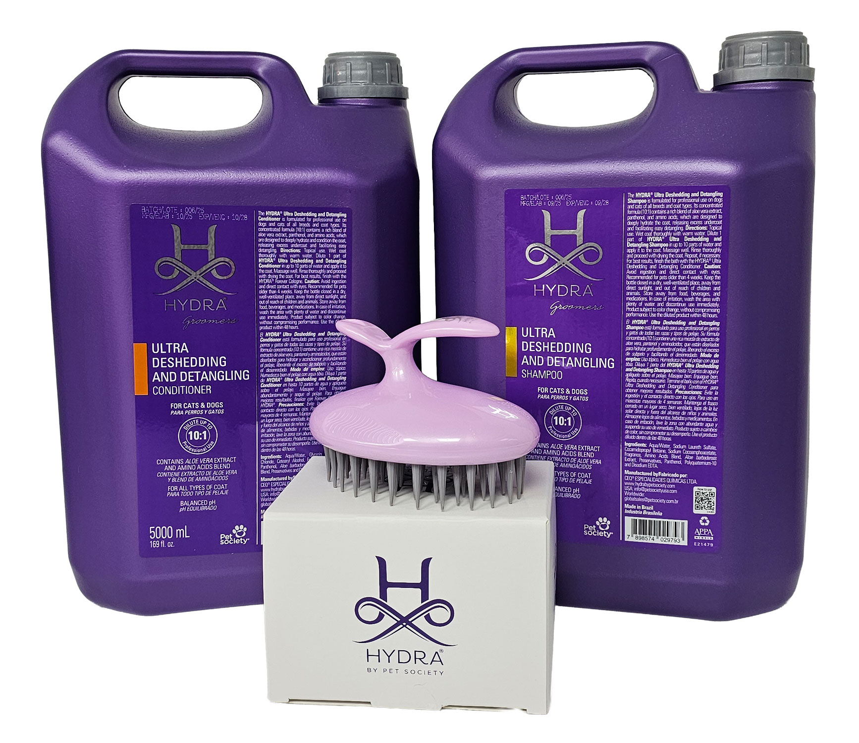 DESHEDDING-DETANGLING BUNDLE