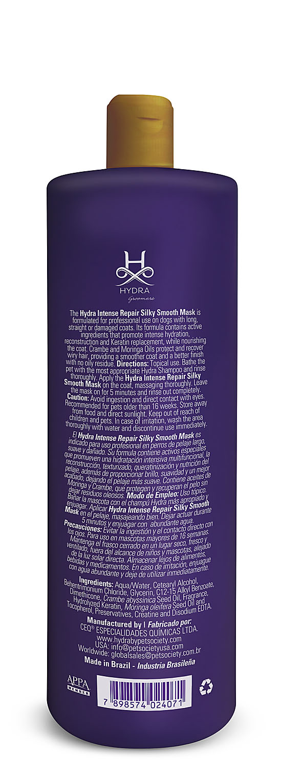 Intense-Repair-Silky-Smooth-Mask-480ml-BACK HYDRA INTENSE REPAIR SILKY SMOOTH MASK
