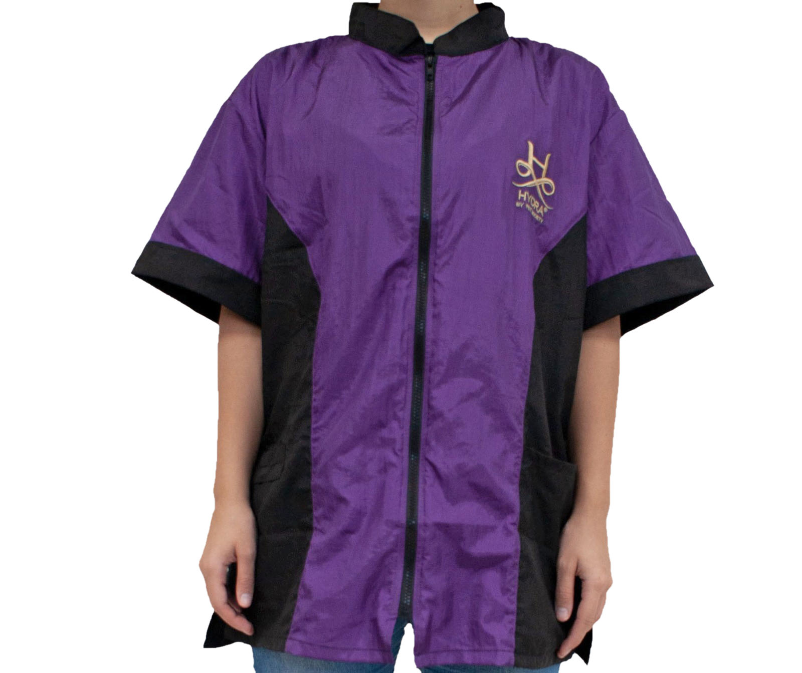 Hydra-Groomer-Jacke-Unisex-Schwarz-Violett-front01 Hydra Groomer Jacke Unisex - Schwarz / Violett