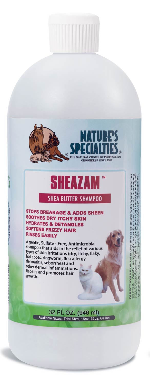 Sheazam-32 SHEAZAM™ SHEA BUTTER Shampoo für Hunde, Katzen, Welpen und Kleintiere
