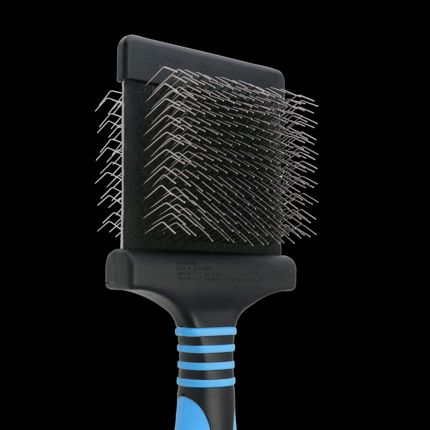 wollhaar-Buerste-hunde-blau-02 Wollhaar Bürste für Hunde