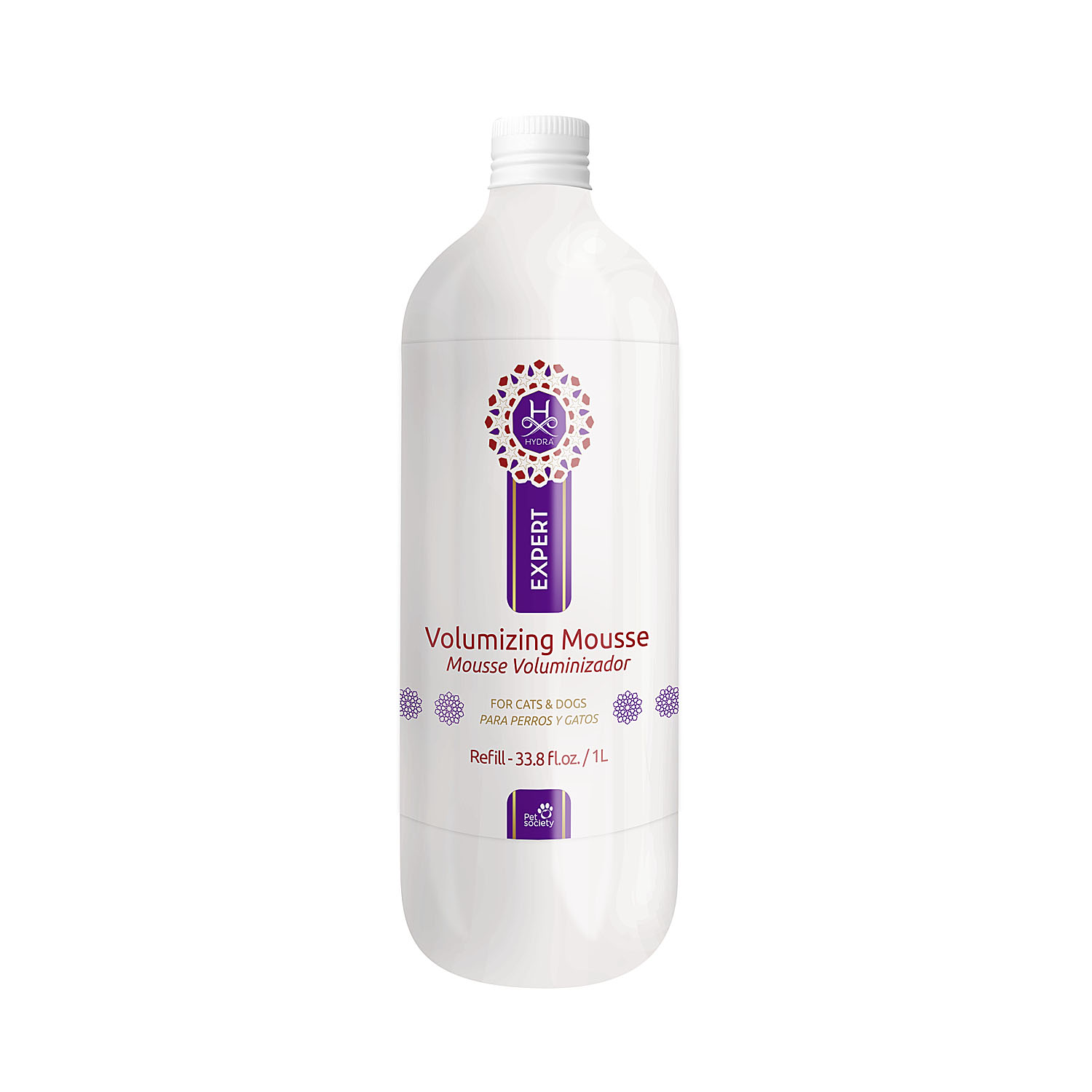 Mockup-Hydra_Expert-Rotulo_Mousse_Volumizing_1L-EXPORTACAO EXPERT VOLUMIZING MOUSSE REFIL