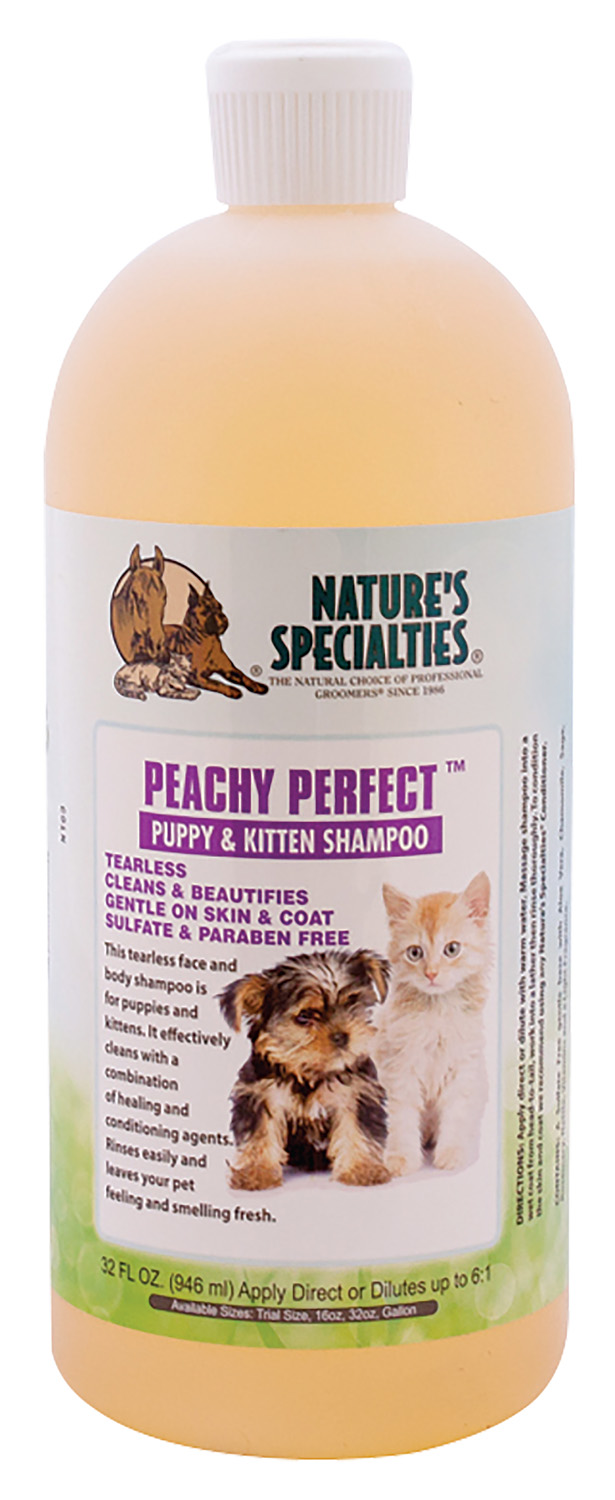 PeachyPerfect-32 PEACHY PERFECT tränenfreies Welpenshampoo Shampoo für Hunde, Katzen, Welpen und Kleintiere