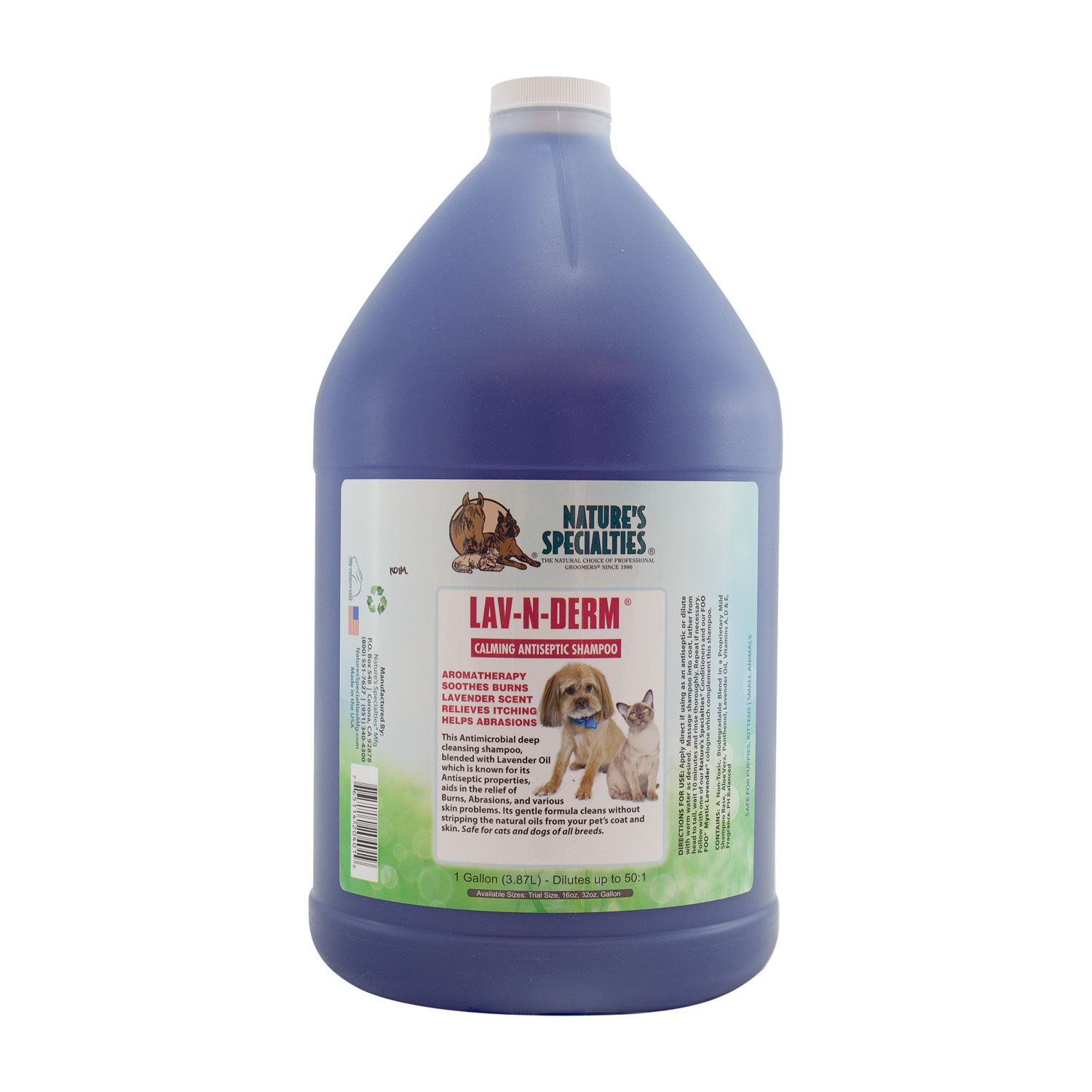 LAV-N-DERM® Shampoo für Hunde, Katzen, Welpen und Kleintiere