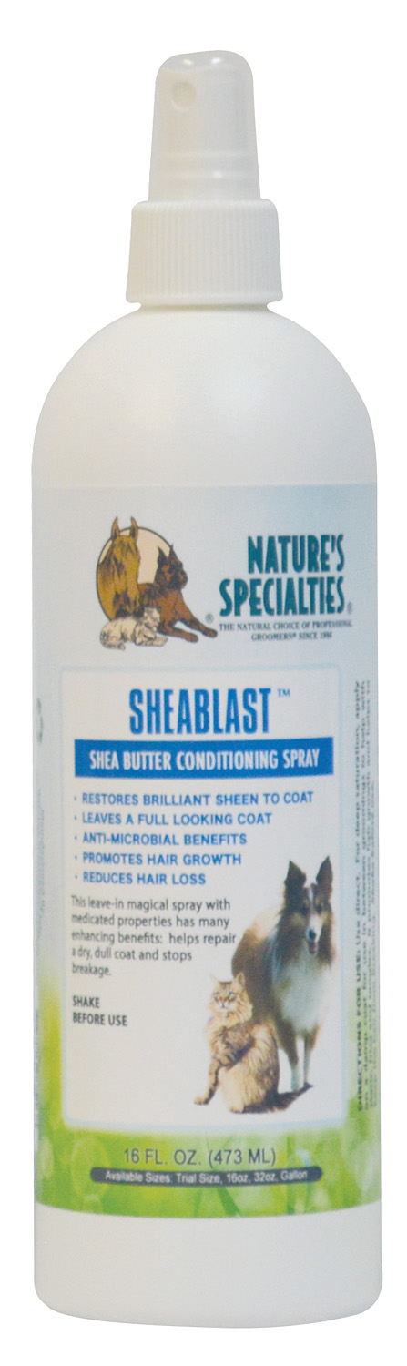 SHEABLAST™ CONDITIONING SPRAY für Hunde, Katzen, Welpen und Kleintiere