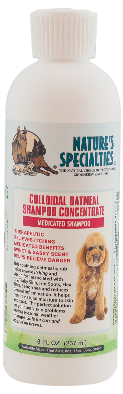 ColloidalOatmealS-8 COLLOIDAL OATMEAL Shampoo für Hunde, Katzen, Welpen und Kleintiere