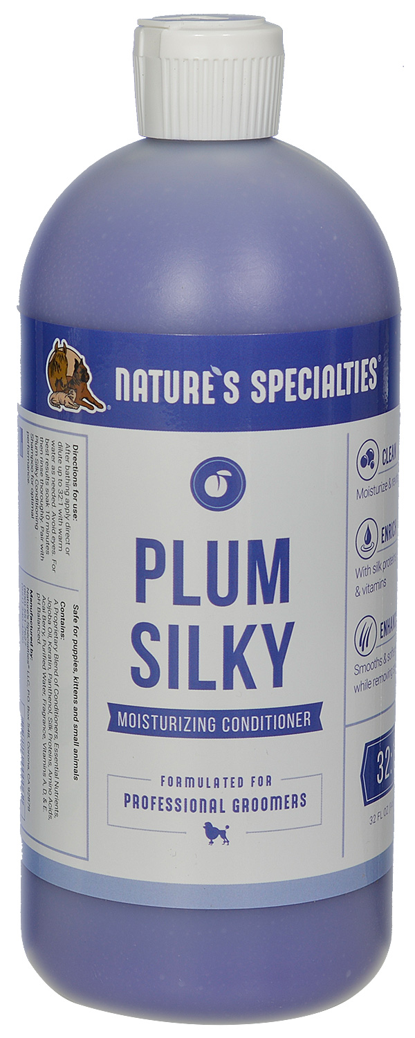 plum-silky-spuelung-32 PLUM-SILKY FEUCHTIGKEITS-SPÜLUNG für Hunde, Katzen, Welpen und Kleintiere