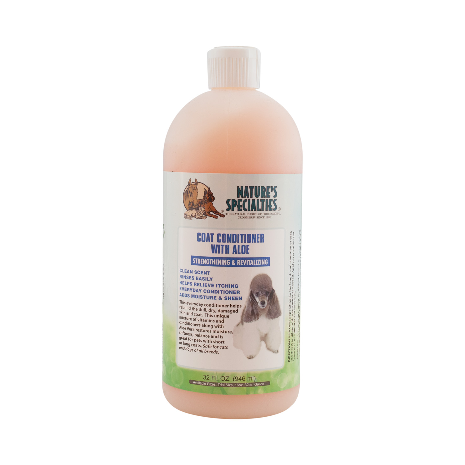 CoatConditioner-32 COAT CONDITIONER - Spülung mit Aloe für Hunde, Katzen, Welpen und Kleintiere