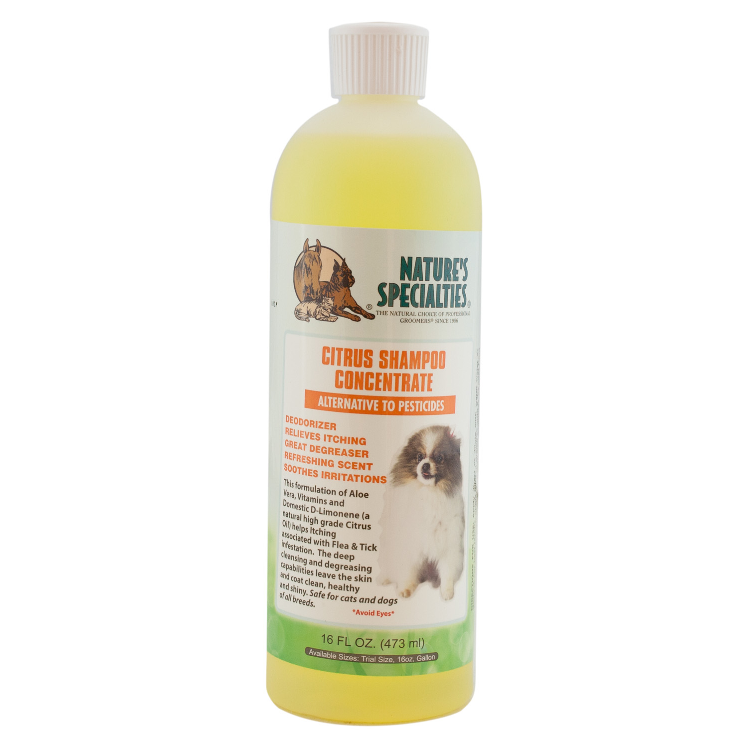 CITRUS Shampoo für Hunde, Katzen, Welpen und Kleintiere