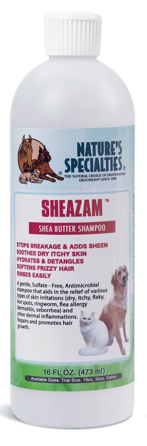 Sheazam-16 SHEAZAM™ SHEA BUTTER  Shampoo für Hunde, Katzen, Welpen und Kleintiere